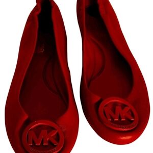 Michael Kors Red Women's Flats